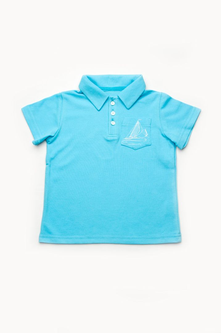 Buy Boy's polo shirt, blue, 03-00508-3, 122, Fashion toddler