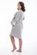 Maternity dressing gown with lace, grey, 40, 2009
