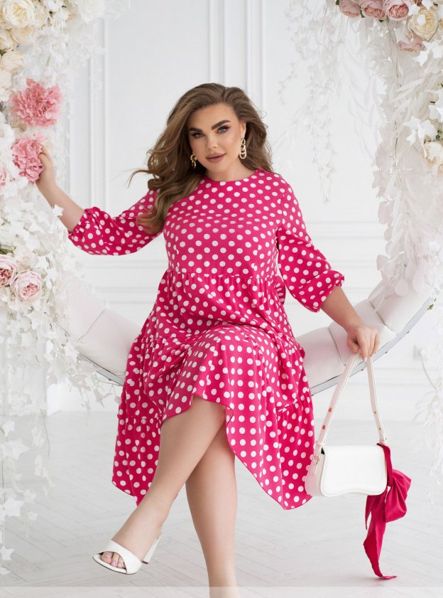 Buy Dress №2504-Raspberry, 66-68, Minova