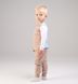 T-shirt with long sleeves, Beige-blue-milk, 1041, 68 Kinderly