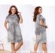 Home dress No. 2202-grey, 54-58, Minova