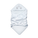 Крыжма махровая велюровая, для крещения, с вышивкой "Крестик и ангелочки", арт. 1059, 95см*95см, Белый, Kinderly