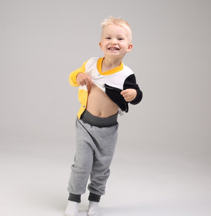 Buy Pants with open legs, grey, 1009, 74, Kinderly