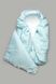 Конверт зимовий для новонародженого, Блакитний з принтом, 03-00894, Модний карапуз