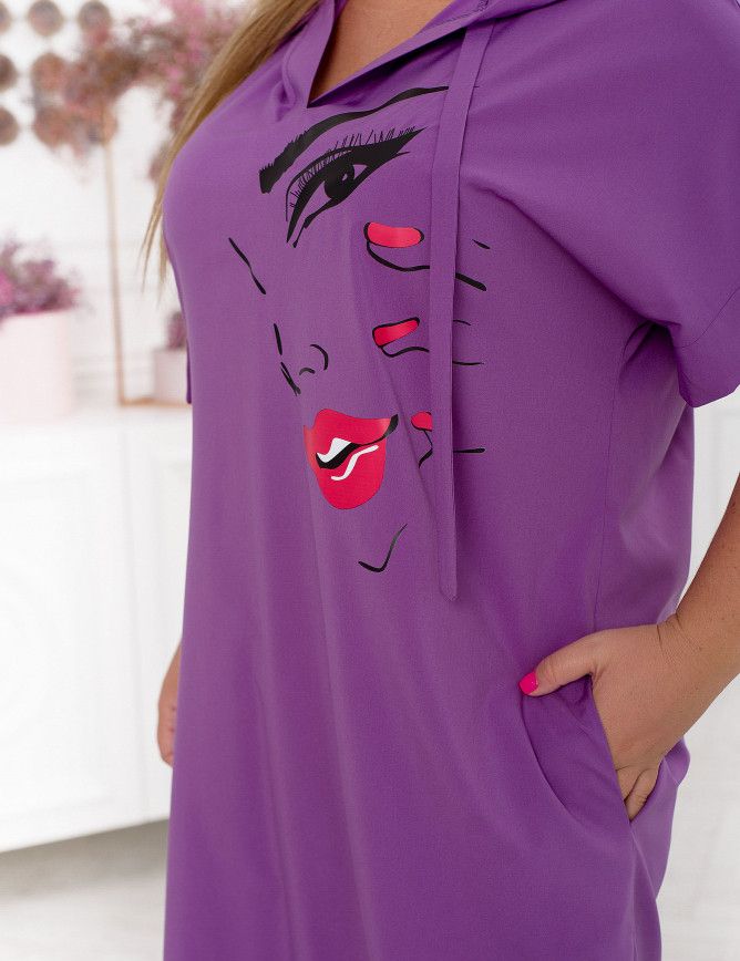 Buy Dress №2463-Lilac, 66-68, Minova