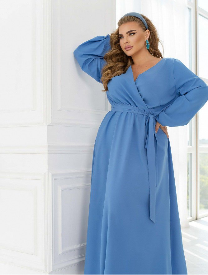 Buy Dress №2466-Blue, 66-68, Minova