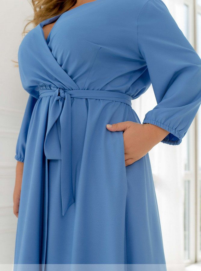 Buy Dress №2466-Blue, 66-68, Minova