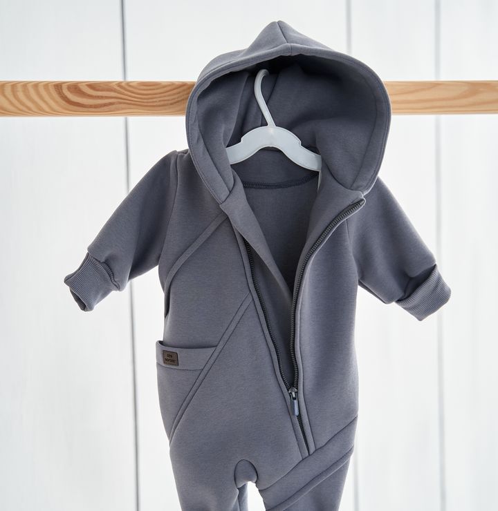 Buy Graphite Gray Jumpsuit with Nachos, 80, Kid's Fantasy
