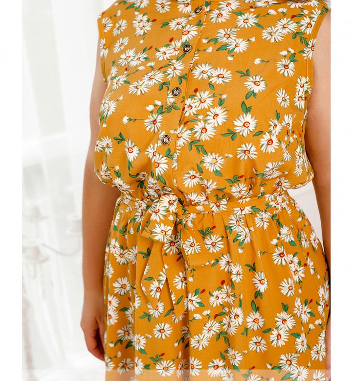 Buy Dress №0163-mustard, 56, Minova