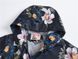 Куртка-вітровка для дівчинки Великі квіти, p.100, Синій, 51124, Jomake