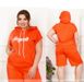 Спортивный костюм №1014-оранжевый, 52-54, Minova