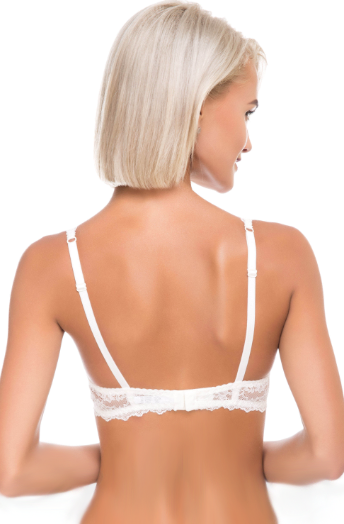 Buy Triangle bra, semi-padded cup (80-C, Ivory 10), ST-1602, Sambario
