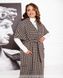 Women's cardigan No. 2309-gray-brown, 66-68, Minova
