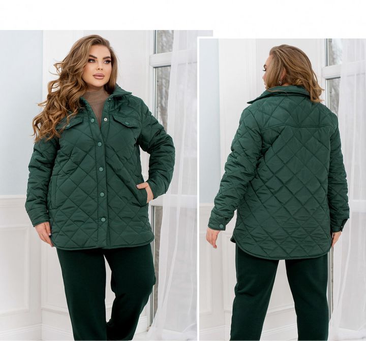 Купити Куртка №2429-Зелений, 66-68, Minova