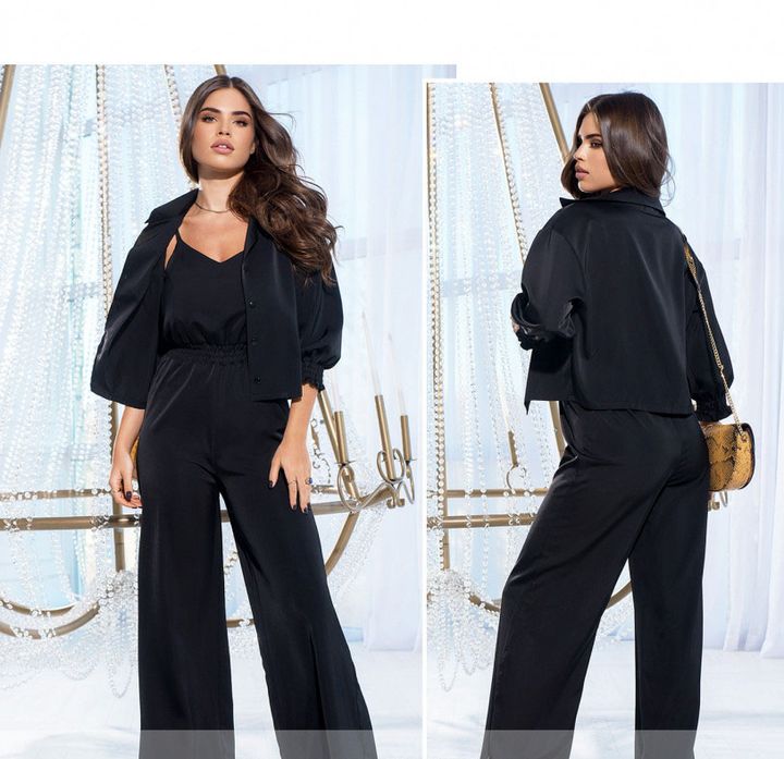 Buy Suit №3104-Black, 48, Minova