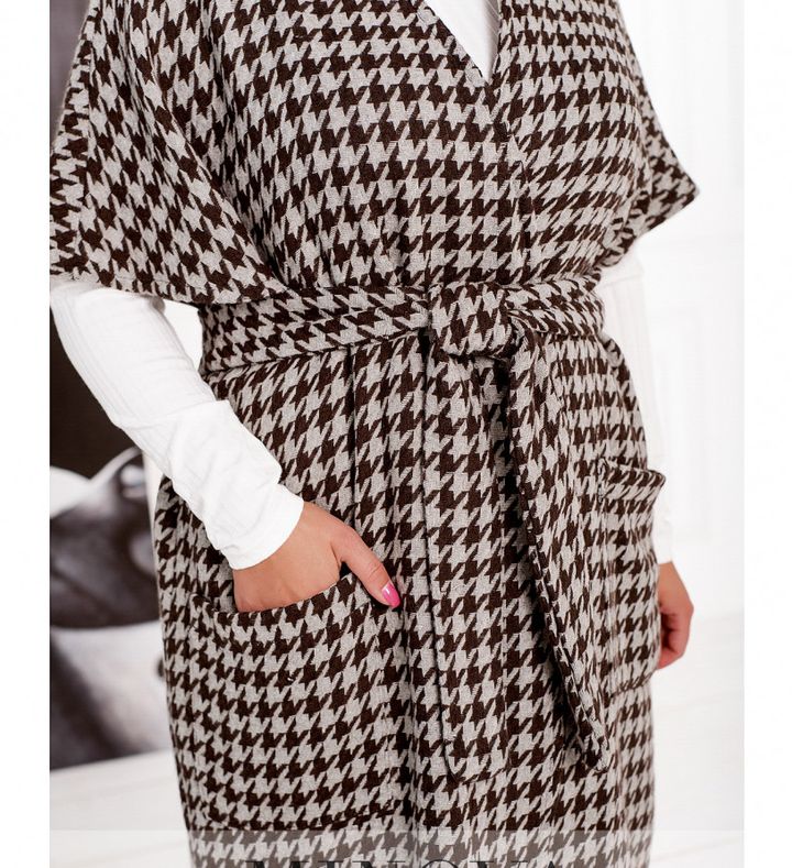 Buy Women's cardigan No. 2309-gray-brown, 66-68, Minova