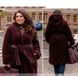 Fur coat for women No. 949-bordeaux, 48-52, Minova