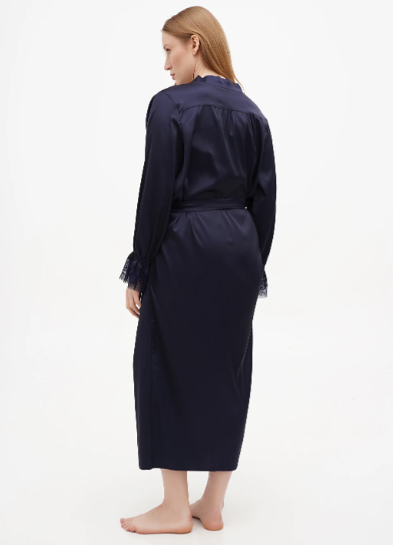 Buy Dressing gown for women Blue 52, F50130, Fleri