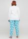 Women's pajamas, Turquoise 60, 10 254 438, Trikomir
