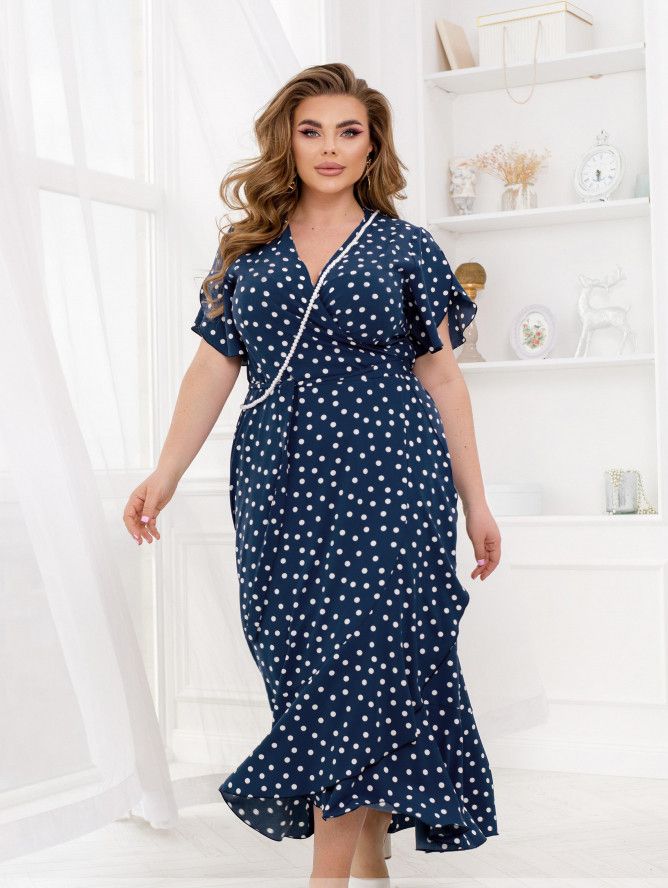 Buy Dress №2439-Blue, 66-68, Minova