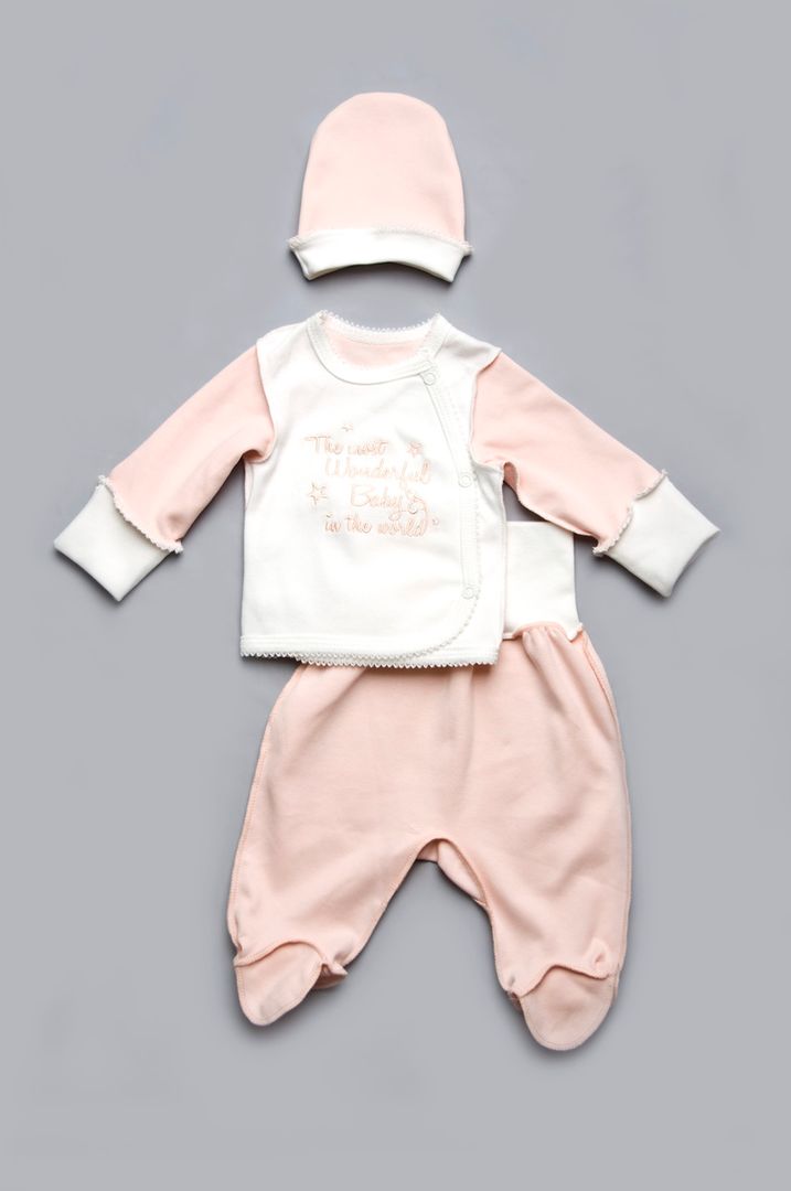 Buy Set for discharge for a newborn, Powdery, 03-01096-2, 56, Fashion toddler