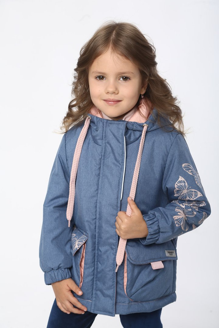 Купить Куртка демисезонная "Метелик" для девочки, размер 110, Модный карапуз
