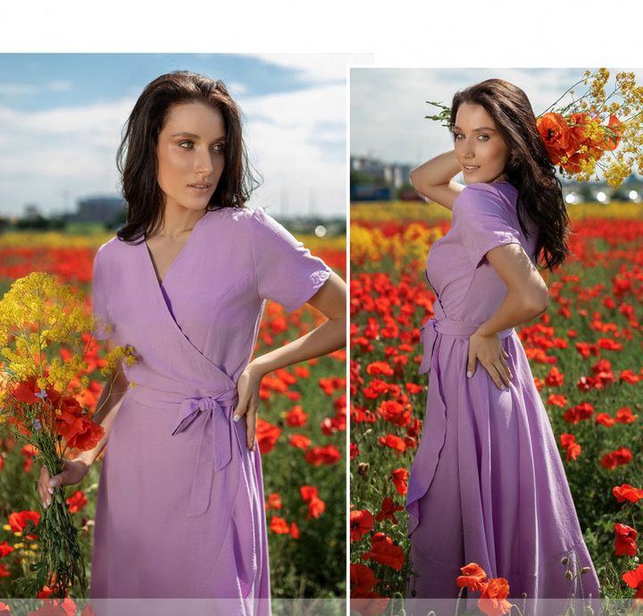 Buy Dress №3172Н-Purple, 42-46, Minova
