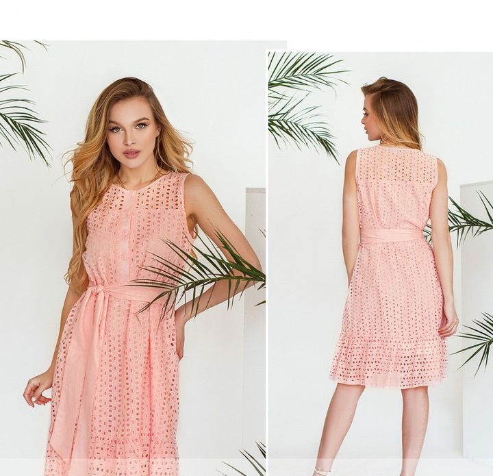 Купить Платье женское №3146-пудра, p. one size (42-46), Minova