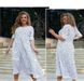 Платье №21-13-Белый Горох, 50, Minova