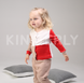 Комплект для малюка, кофточка з довгим рукавом і штанці, Молочно-бежевий, 1050, 62, Kinderly