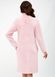 Dressing gown for women with a zipper № 1208/90020 pink, S, Roksana