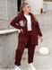 Спортивний костюм жіночий №2402-бордо, 48-50, Minova