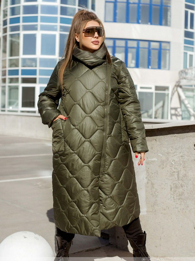 Купить Куртка женская №2415-хаки, 68-70, Minova
