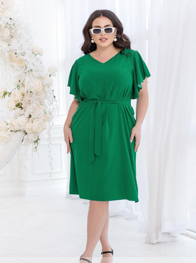 Купить Платье №2375-Зеленый, 66-68, Minova
