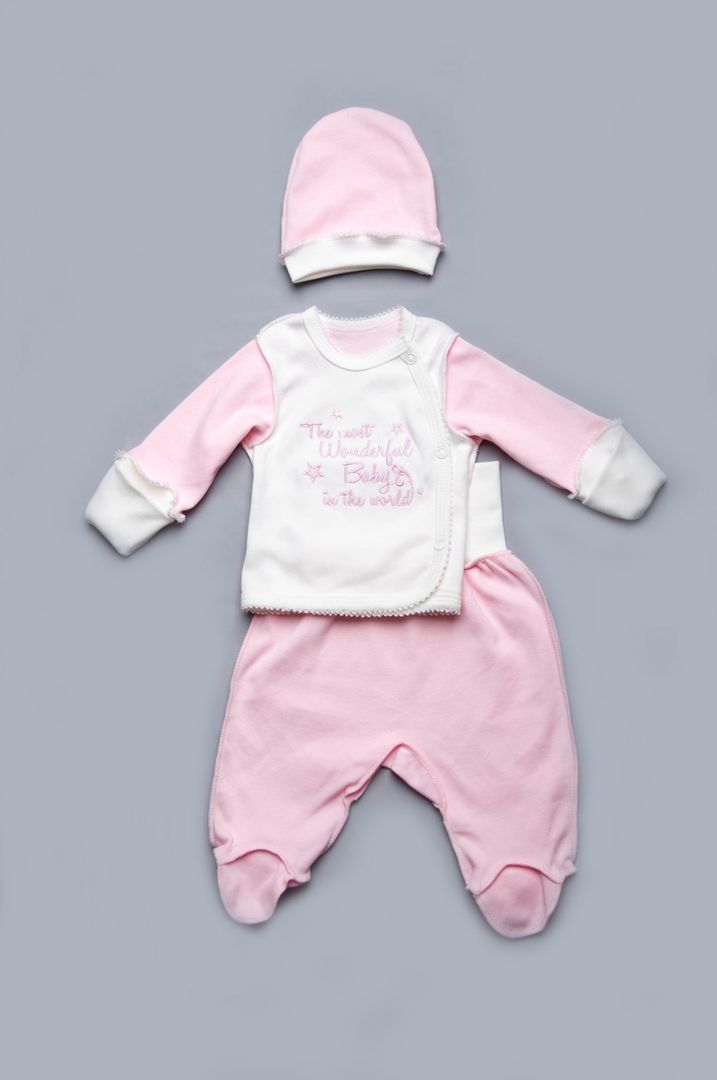 Buy Kit for discharge from the maternity hospital, pink, 03-01096-0, 56, Fashion toddler