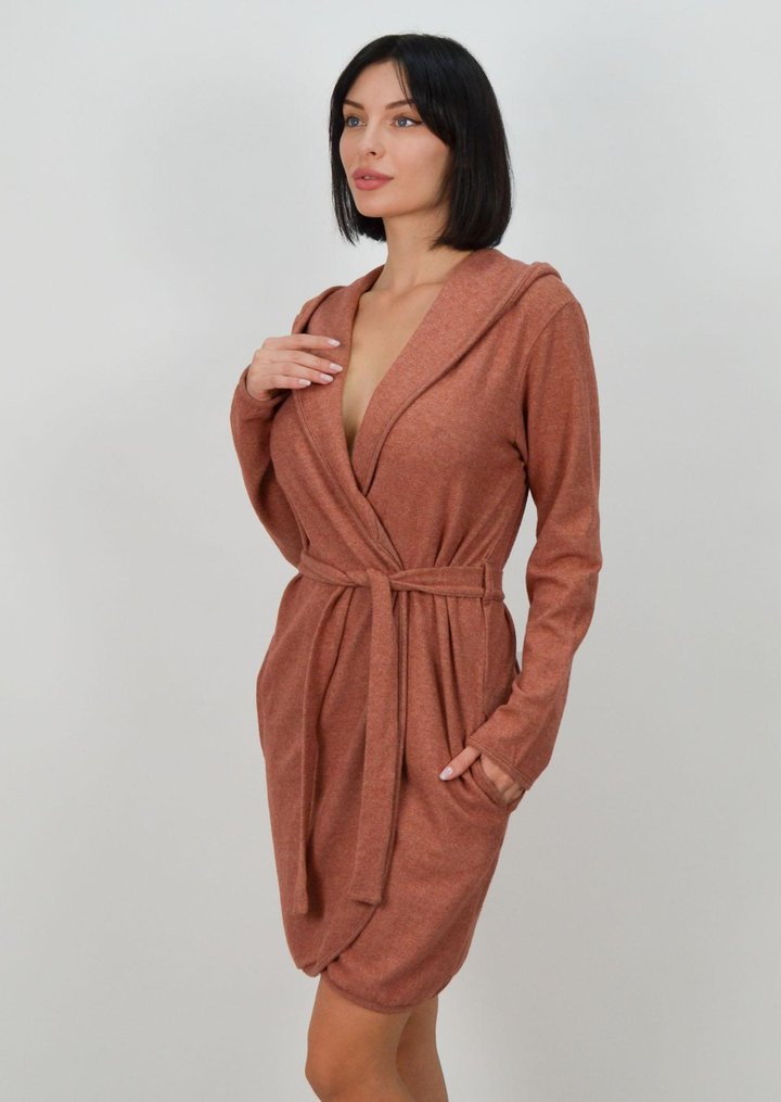 Buy Home dressing gown No. 1283, XXL, Beige, Roksana