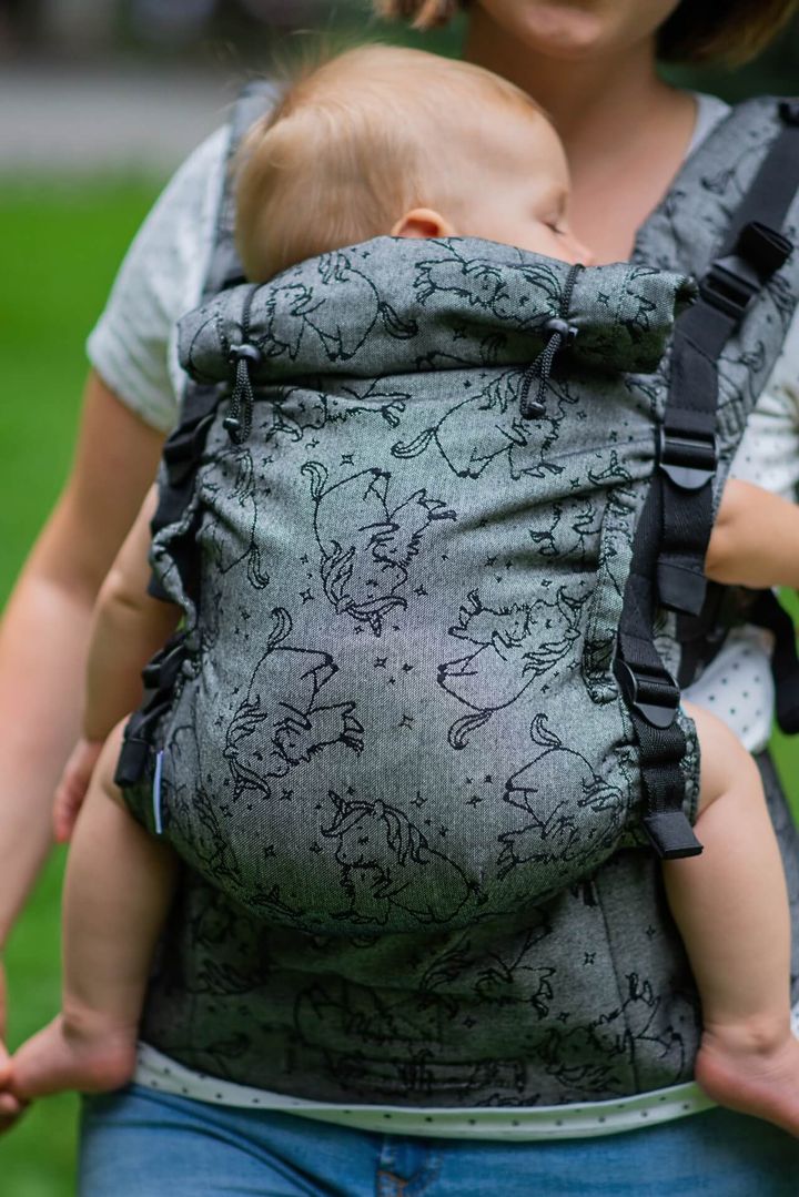 Buy Ergo backpack from birth Adapt gray Unicorns (0-48 months)
