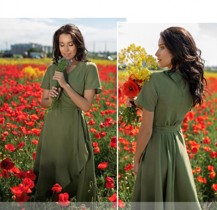 Buy Dress №3172Н-Yellow, 42-46, Minova
