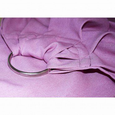 Buy Sling with rings pink (linen with cotton)