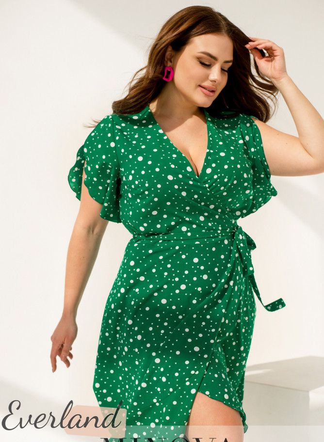 Купить Платье №2355-Зеленый, 66-68, Minova