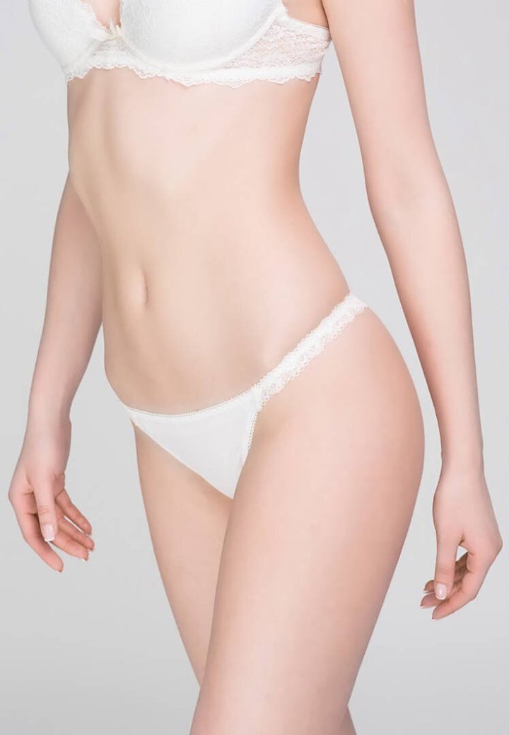 Buy Bikini string Panties (M, Ivory 10), ST-21, Sambario