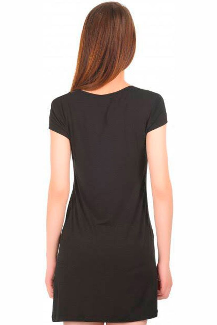 Купить Женская ночная сорочка, Черный, L, 0211, Effetto