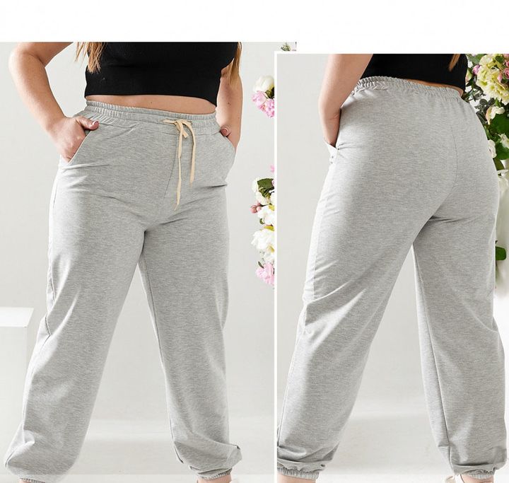 Buy Pants №5328-Grey, 56, Minova