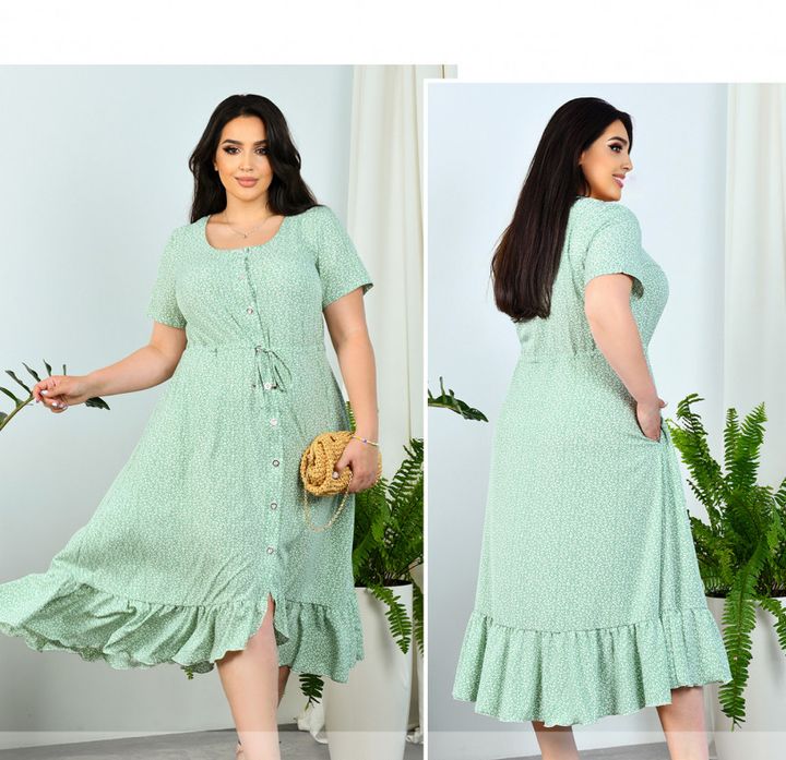 Buy Dress №21-109-Olive, 64-66, Minova