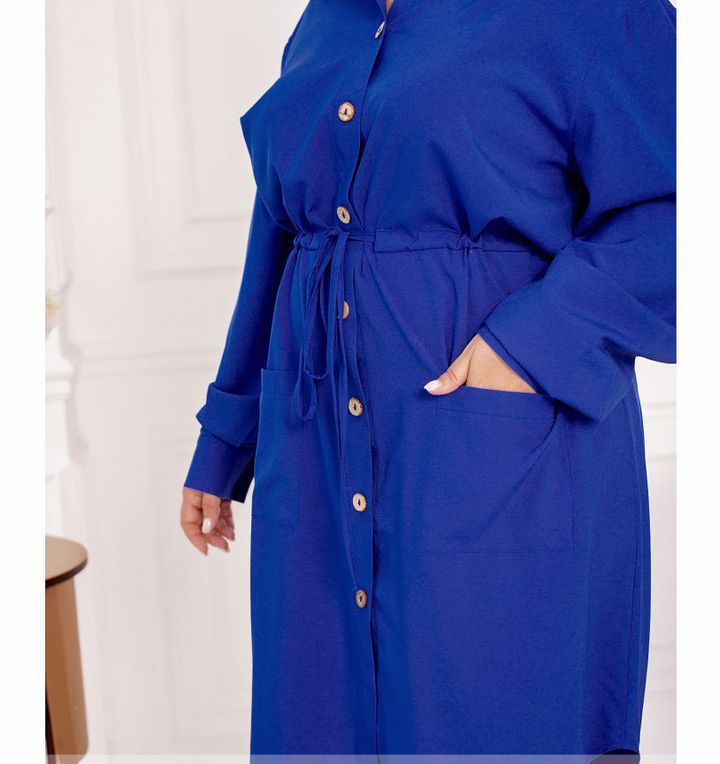 Buy Dress №306-2-Blue, 56, Minova
