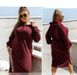 Women's dress №2401-burgundy, 48-50-52, Minova