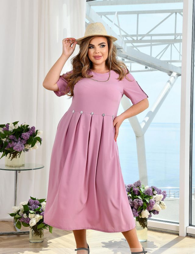 Buy Dress №8-310-Powder, 64-66, Minova