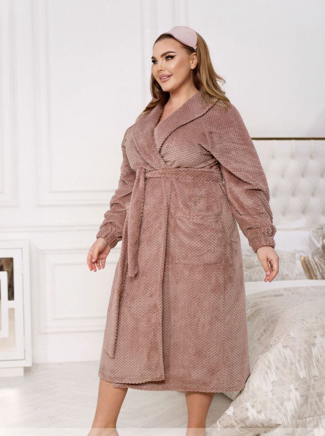 Buy Dressing gown №2421-Pink, 66-68, Minova