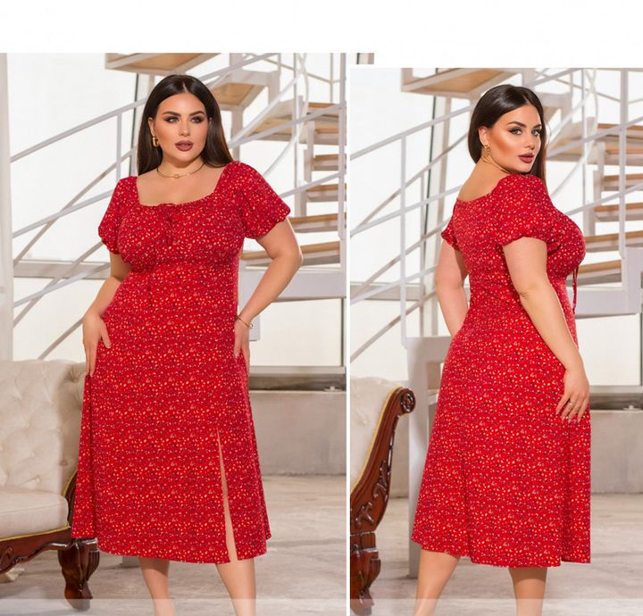 Buy Dress №1500-Red, 62-64, Minova