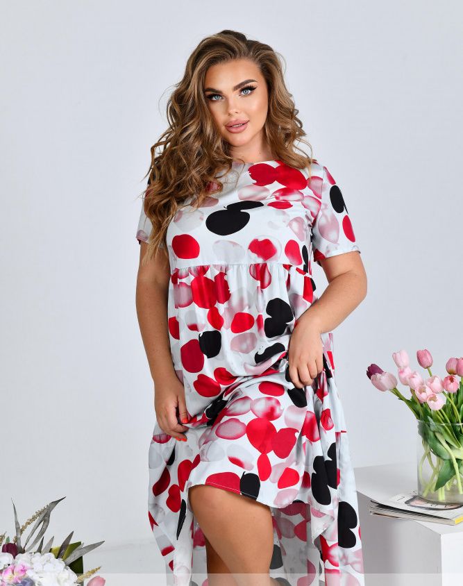 Buy Dress №17-300-Red, 64-66, Minova